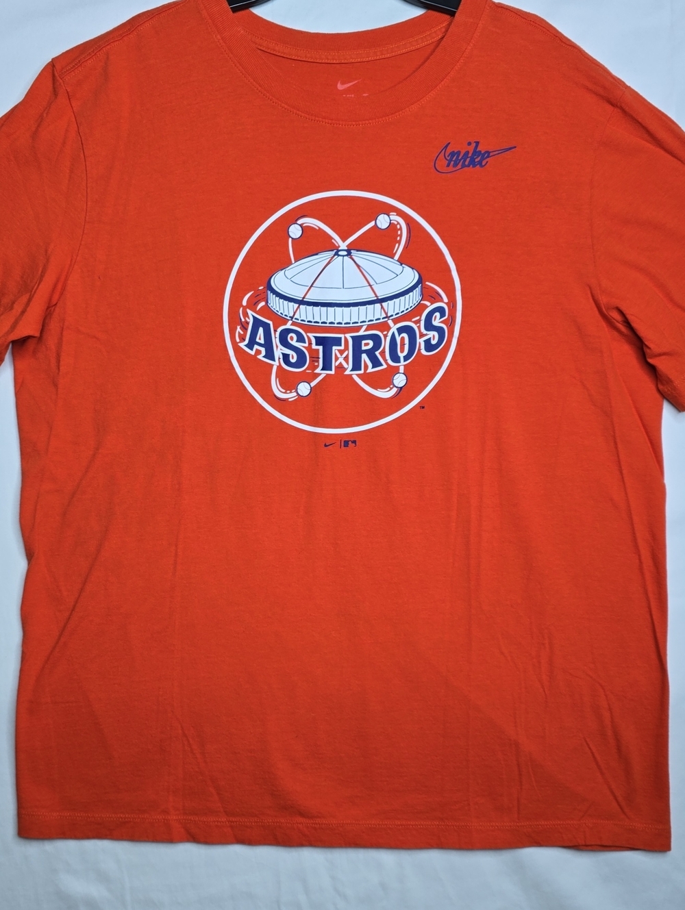 Nike Orange Houston Astros Logo Short Sleeve Tee